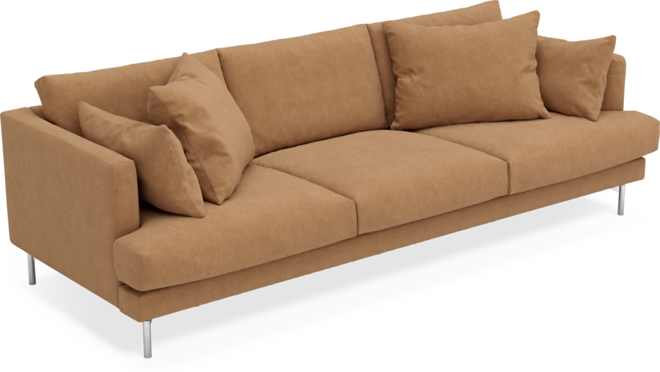 Harper - 4-sits soffa - Gul