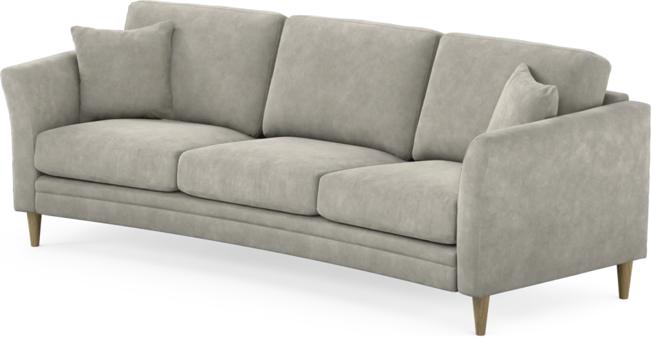 Eden - 3-sits soffa svängd - Grå
