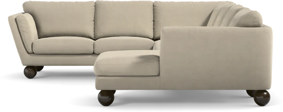 Madison Lux - Hörnsoffa med schäslong höger - Beige