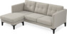 Rio - 3-sits soffa med schäslong vänster - Beige