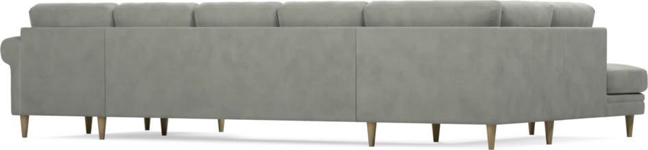 Eden - 3-sits soffa med divan vänster och schäslong höger - Grå