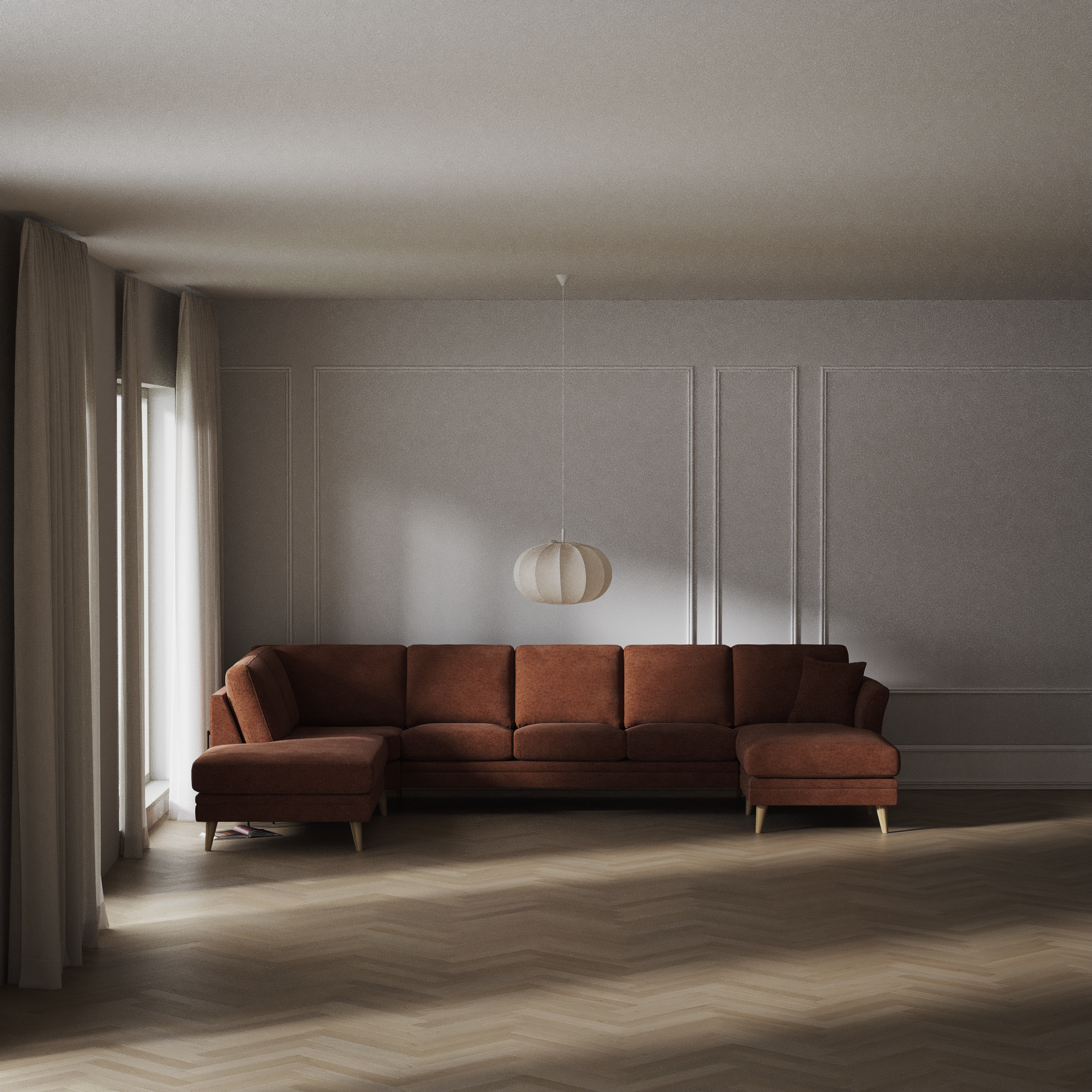 Eden - 3-sits soffa med divan vänster och schäslong höger - inspiration