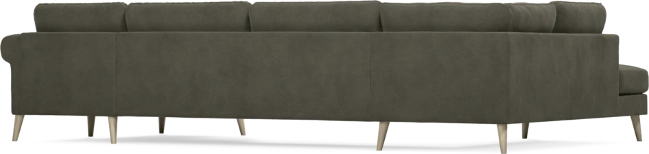 Bridge - 3-sits soffa med divan vänster och schäslong höger - Grå