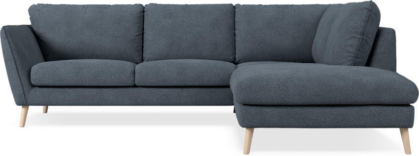 Madison Lux - 2-sits soffa med divan höger - Vit
