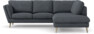 Madison - 2-sits soffa med divan höger - Vit