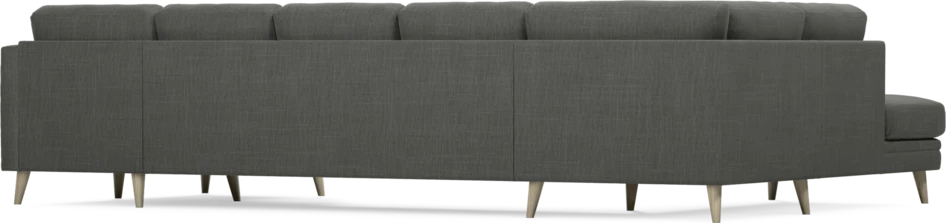 Eden - 3-sits soffa med divan vänster och schäslong höger - Grå