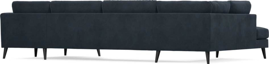Bridge - 3-sits soffa med divan vänster och schäslong höger - Blå