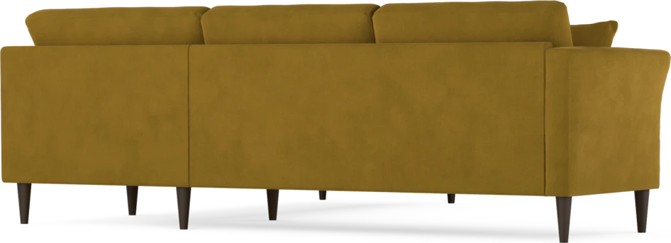 Eden - Hörnsoffa, 2,5+2,5-sits - Gul