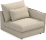Pieces - 1-sits med armstöd höger - Beige