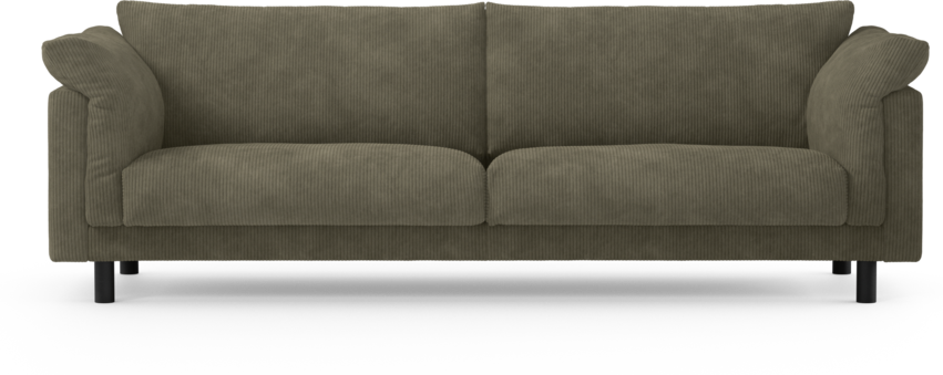 Cherrie - 4-sits soffa, fast klädsel - Grön