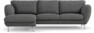 Madison Lux - 2-sits soffa med schäslong vänster - Vit