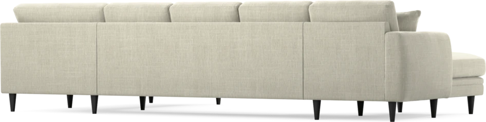 Eden - 3-sits soffa med schäslong vänster och divan höger - Beige