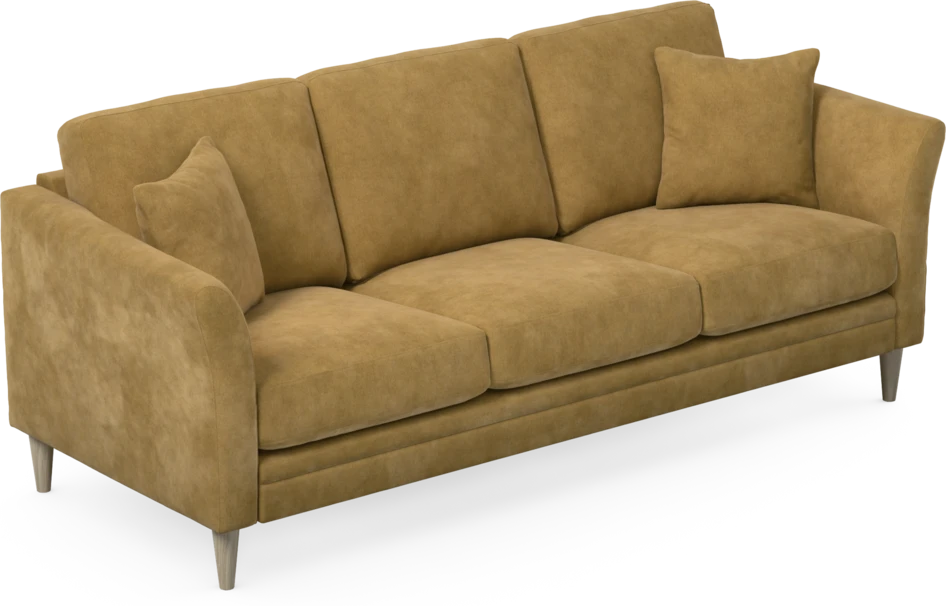 Eden - 3-sits soffa - Gul