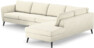 County - 3-sits soffa med divan höger - Vit