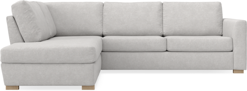 Friday - 2,5-sits soffa med divan vänster - Grå