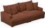 Rossi - 3-sits soffa - Orange