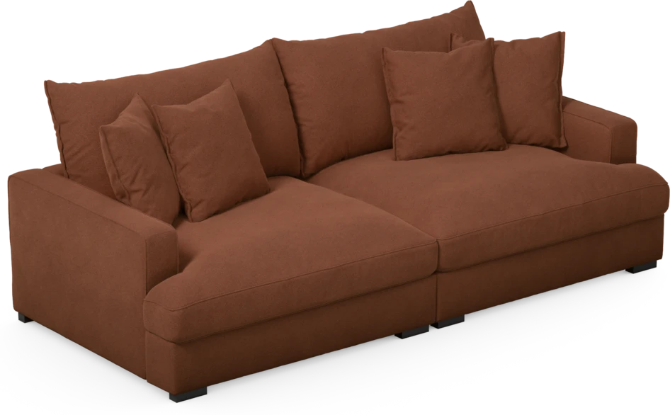 Rossi - 3-sits soffa - Orange