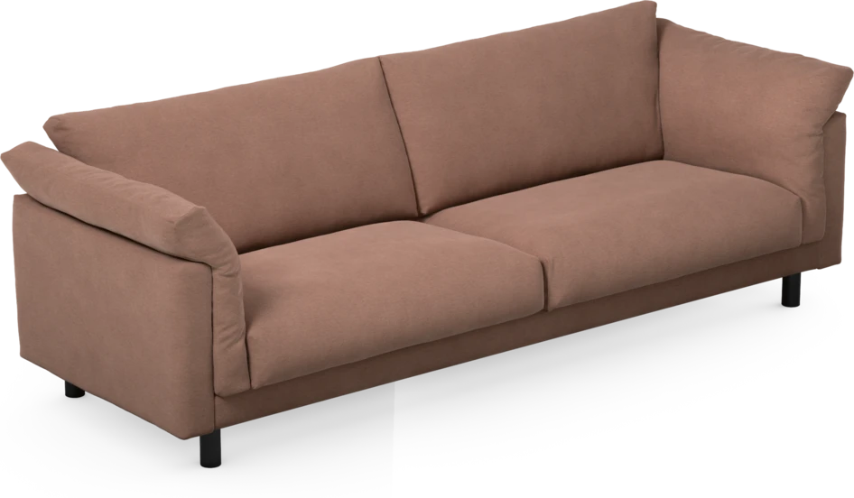 Cherrie - 4-sits soffa, fast klädsel - Rosa