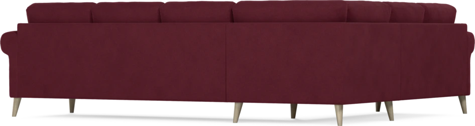 Eden - Hörnsoffa, 2+3-sits - Röd
