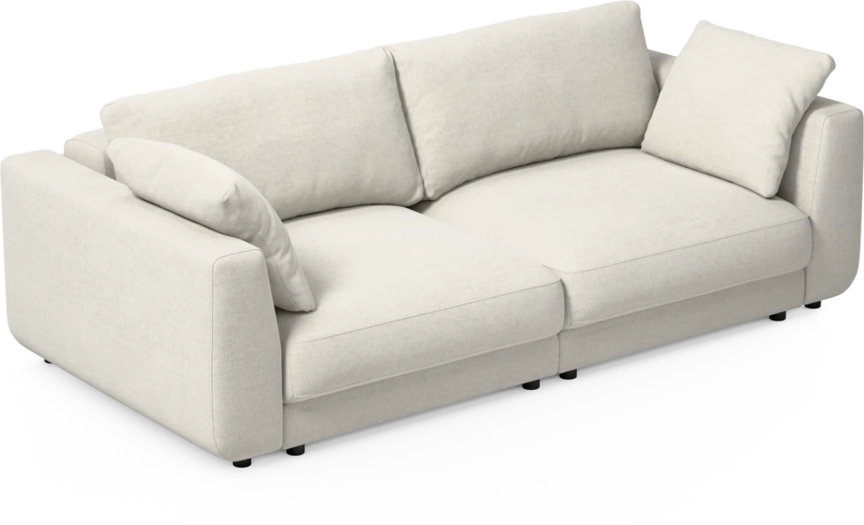 Amie - Bäddsoffa 3-sits - Vit