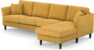Eden - 3-sits soffa med schäslong - Gul