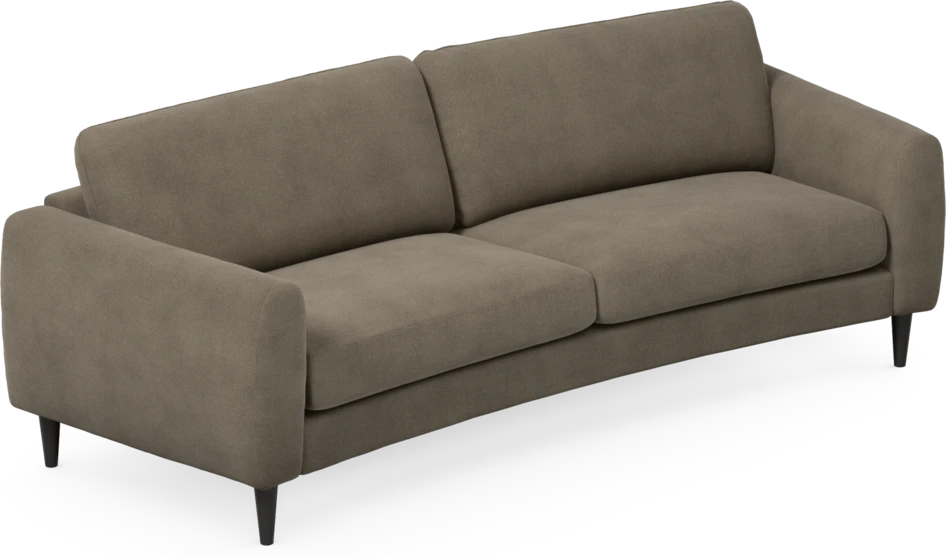 Bridge - 3-sits soffa svängd - Beige