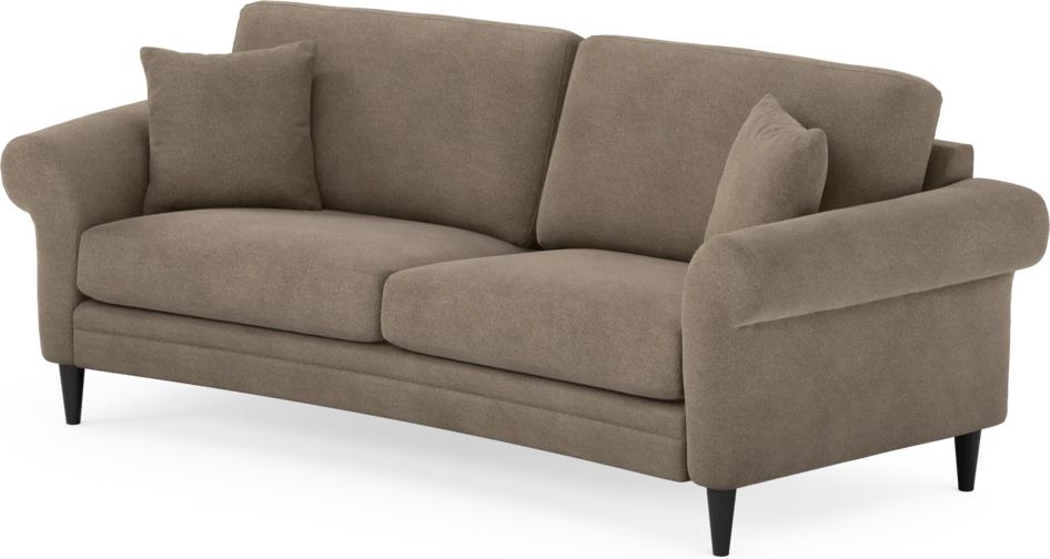 Eden - 2,5-sits soffa svängd - Brun