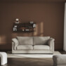 Cherrie - 2,5-sits soffa med kappa - Beige