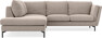 Madison - 2-sits soffa med divan vänster - Beige