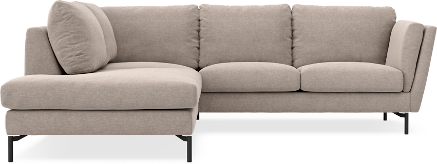 Madison - 2-sits soffa med divan vänster - Beige