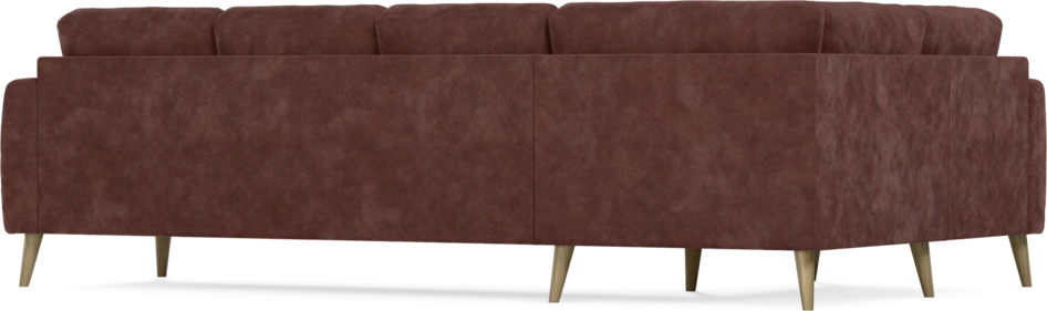 Eden - Hörnsoffa, 1+3-sits - Röd