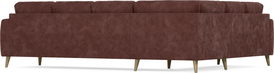 Eden - Hörnsoffa, 2+3-sits - Röd