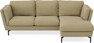 Madison Lux - 2-sits soffa med schäslong höger - Gul