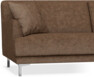 Macy Lux - 3-sits soffa - Brun