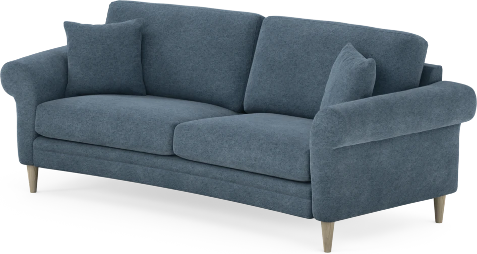 Eden - 2,5-sits soffa svängd - Blå