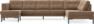 Rio - 4-sits soffa med schäslong vänster och divan höger - Beige