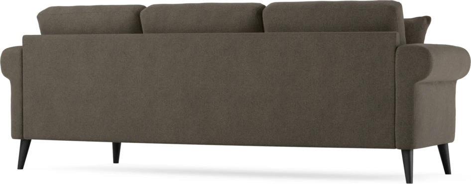 Eden - 3-sits soffa svängd - Brun