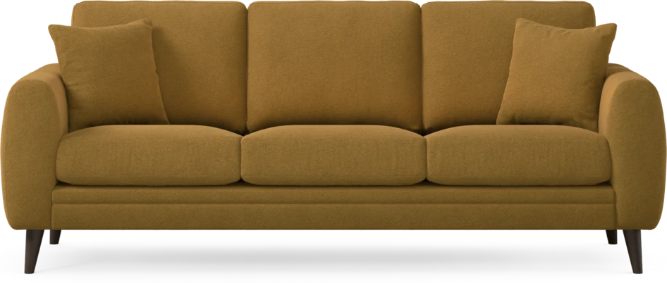 Eden - 3-sits soffa - Gul