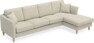 Eden - 3-sits soffa med schäslong - Beige