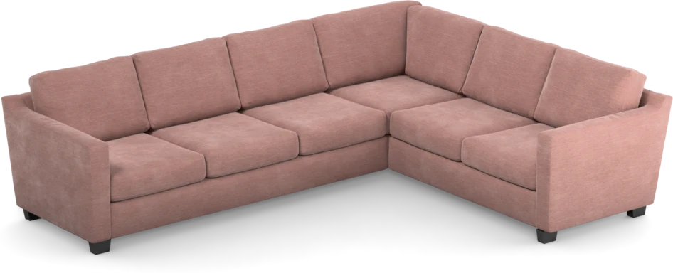 Friday - Hörnsoffa, 3+2-sits - Rosa