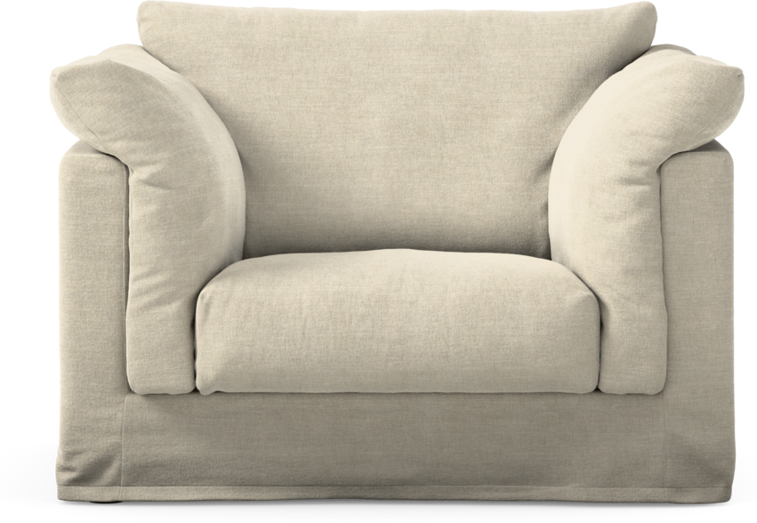 Cherrie - Fåtölj med kappa - Beige