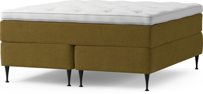 Delux Dream - Kontinentalsäng, dubbelsäng med bäddmadrass och sängben