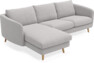 Madison Lux - 2-sits soffa med schäslong vänster - Grå