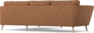 Madison - 2-sits soffa med divan höger - Orange