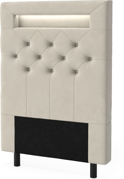 New York led - Sänggavel, 90-210 cm - Beige
