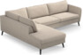 County - 2,5-sits soffa med divan vänster - Beige