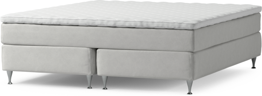 Delux Sense - Kontinentalsäng, dubbelsäng med bäddmadrass och sängben