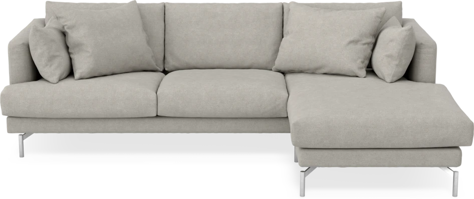 Harper - 4-sits med schäslong höger  - Beige
