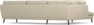 Madison - 3-sits soffa med divan vänster - Beige