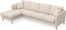 Eden - 3-sits soffa med schäslong - Beige